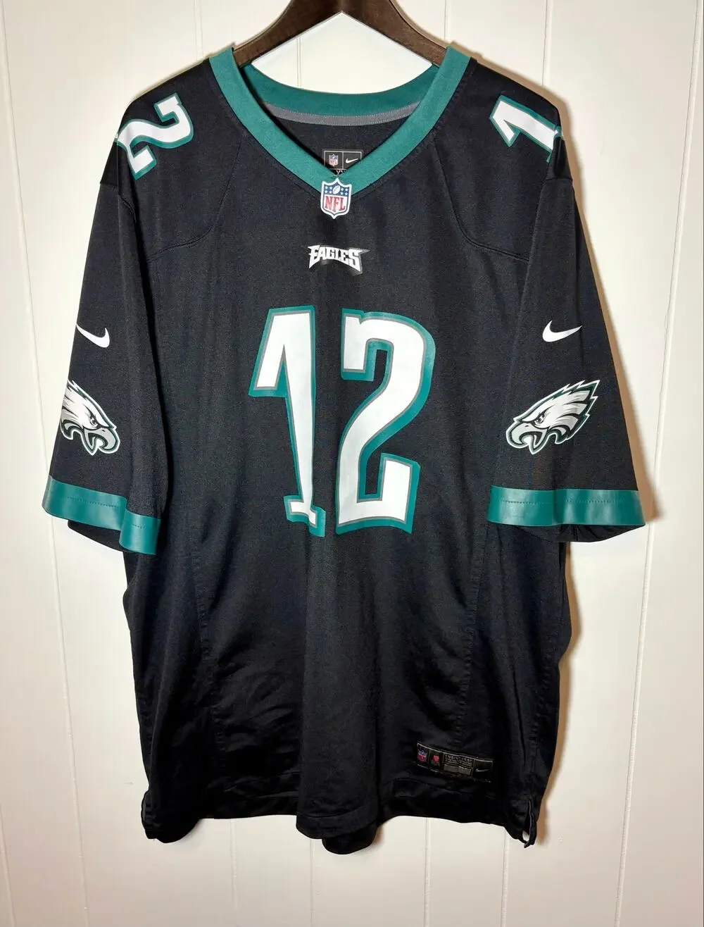 Philadelphia Eagles Randall Cunningham #12 Black Nike Engineered Jersey Sz XXL